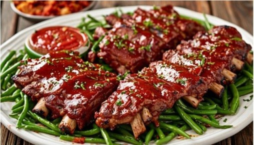 Сочные ребрышки на гриле и универсальный острый соус