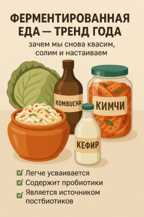 Ферментированная еда: новый взгляд на древние традиции