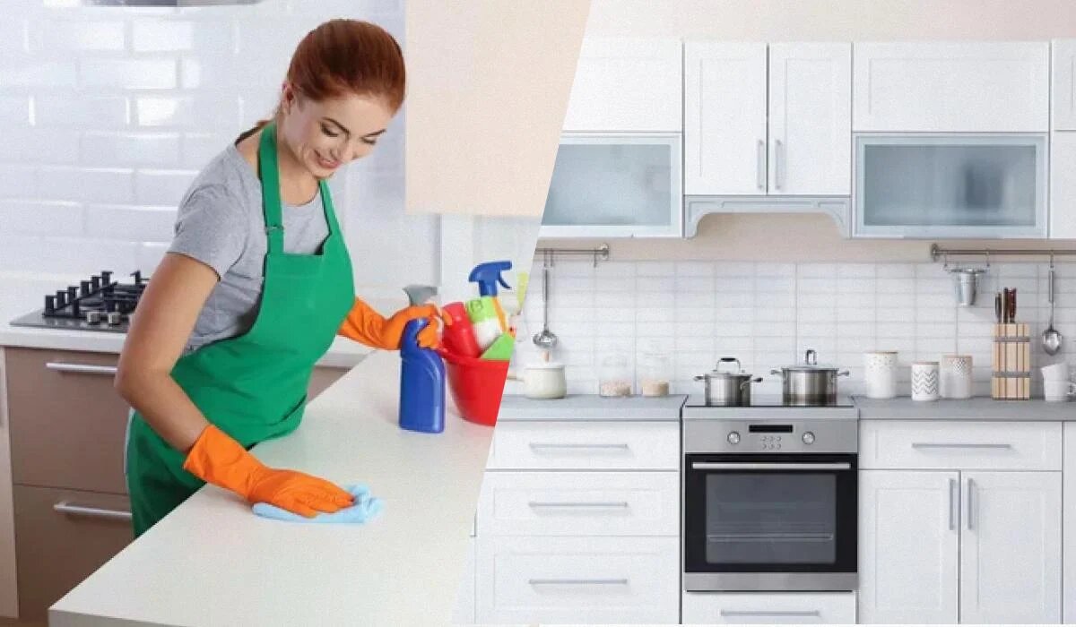 Эффективные способы очистки кухни от жира и налета