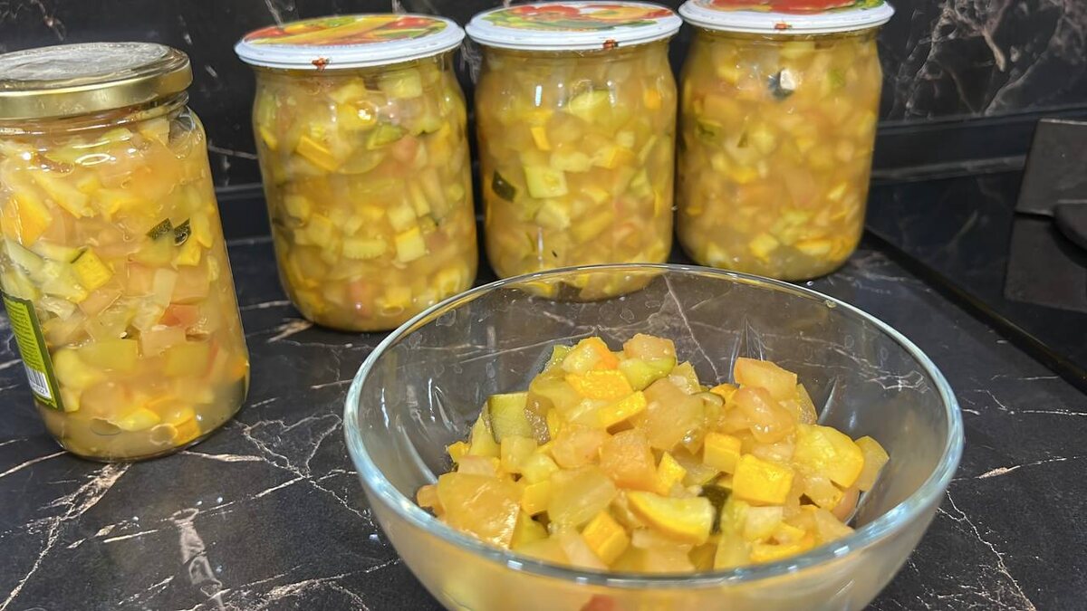 Удивительное варенье из яблок и кабачков с нотками цитрусовых