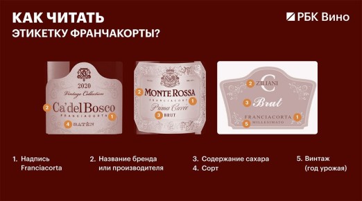 Как выбрать франчакорту: секреты чтения этикетки