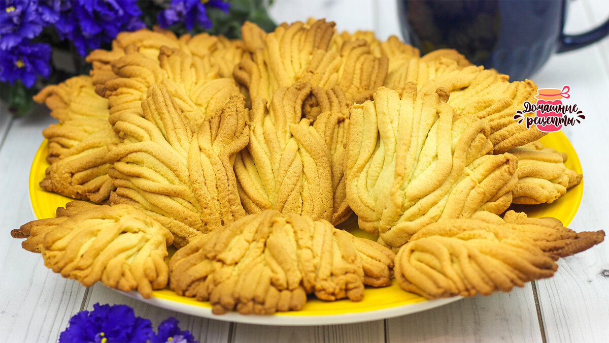 Песочное печенье хризантемы: нежность, которая покорит вас