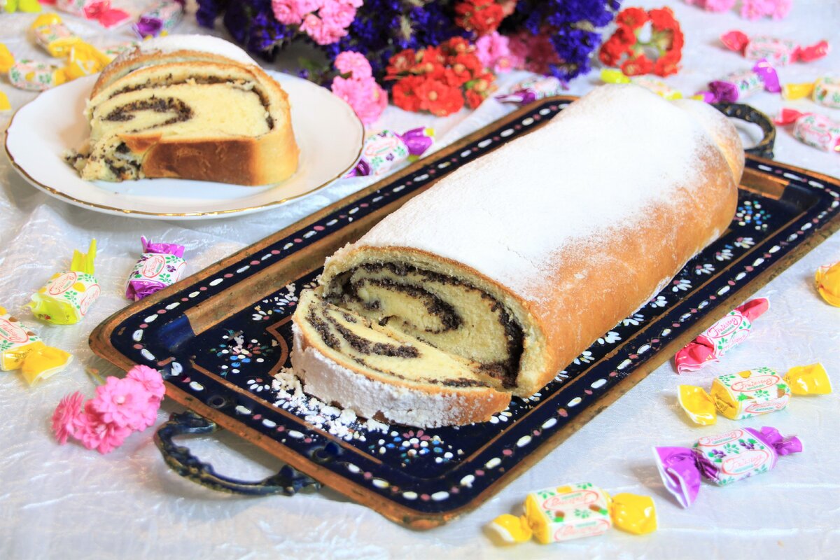 Нежный рулет с маком: секрет идеального теста