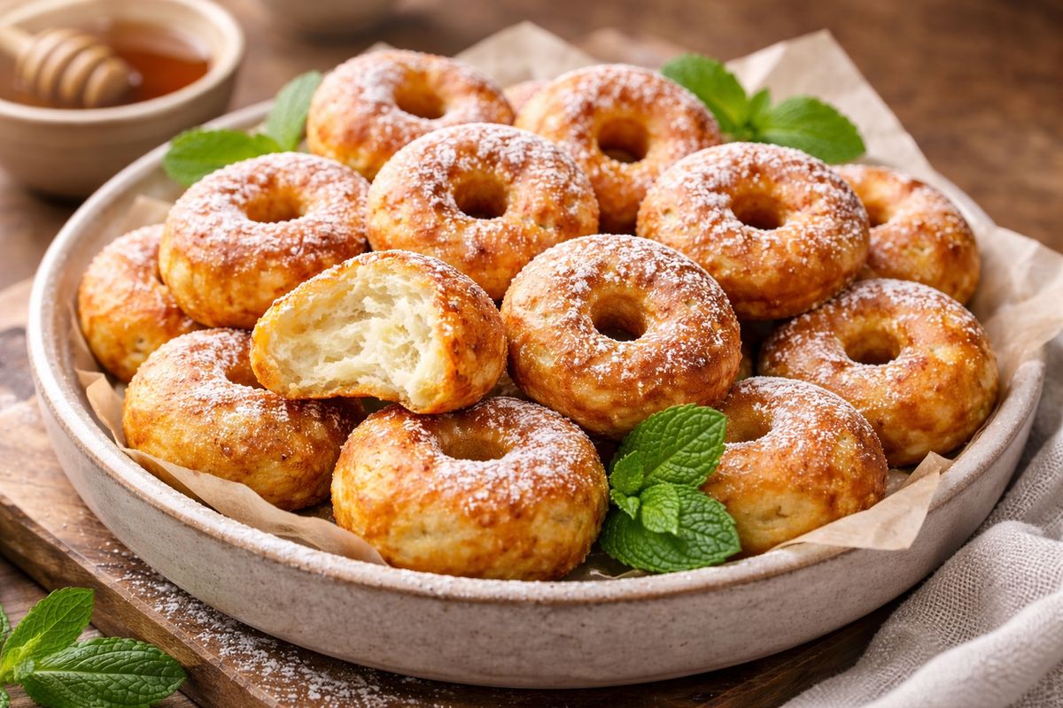 Творожные пончики без масла: быстро и вкусно в аэрогриле