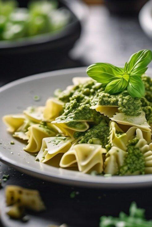 Необычная паста с сельдереем