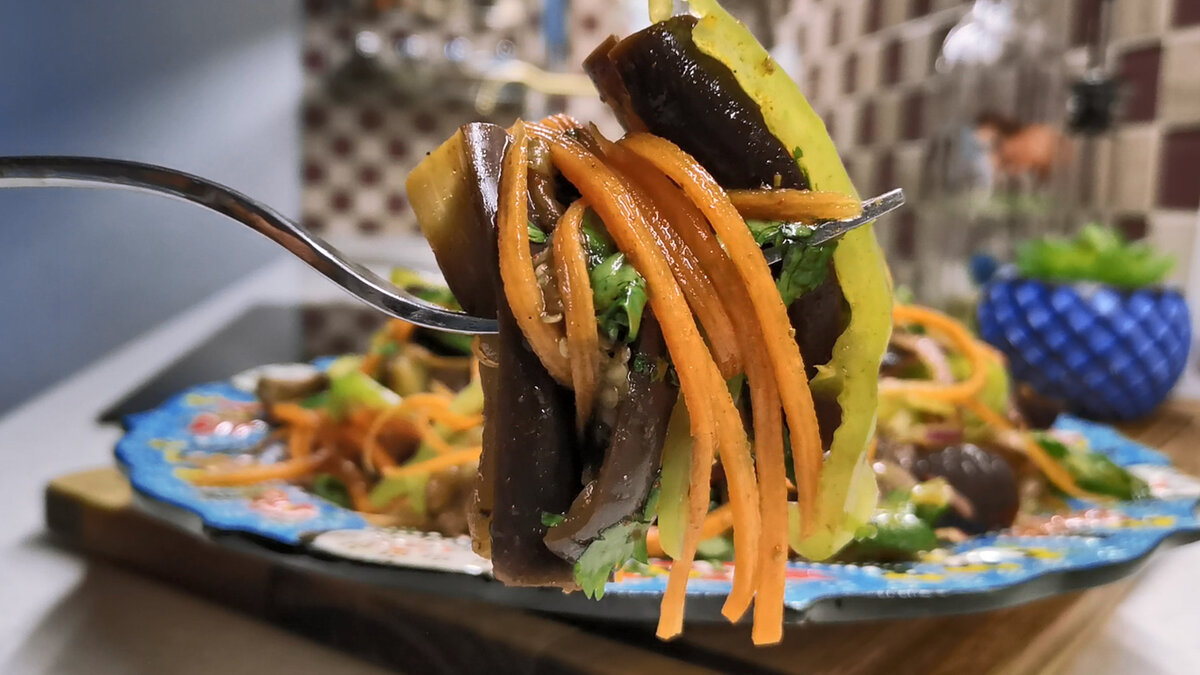 Закуска из баклажанов по-корейски: быстро, просто и невероятно вкусно