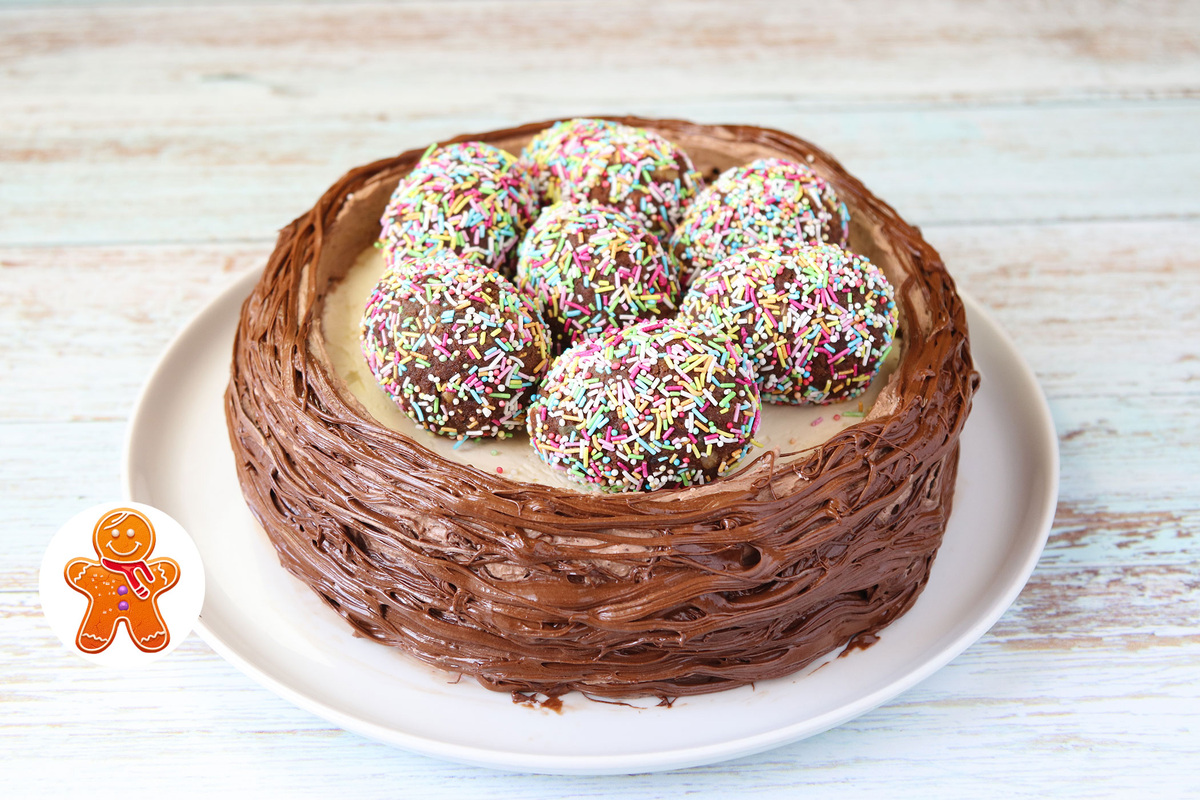 Пасхальный торт "Гнездышко"