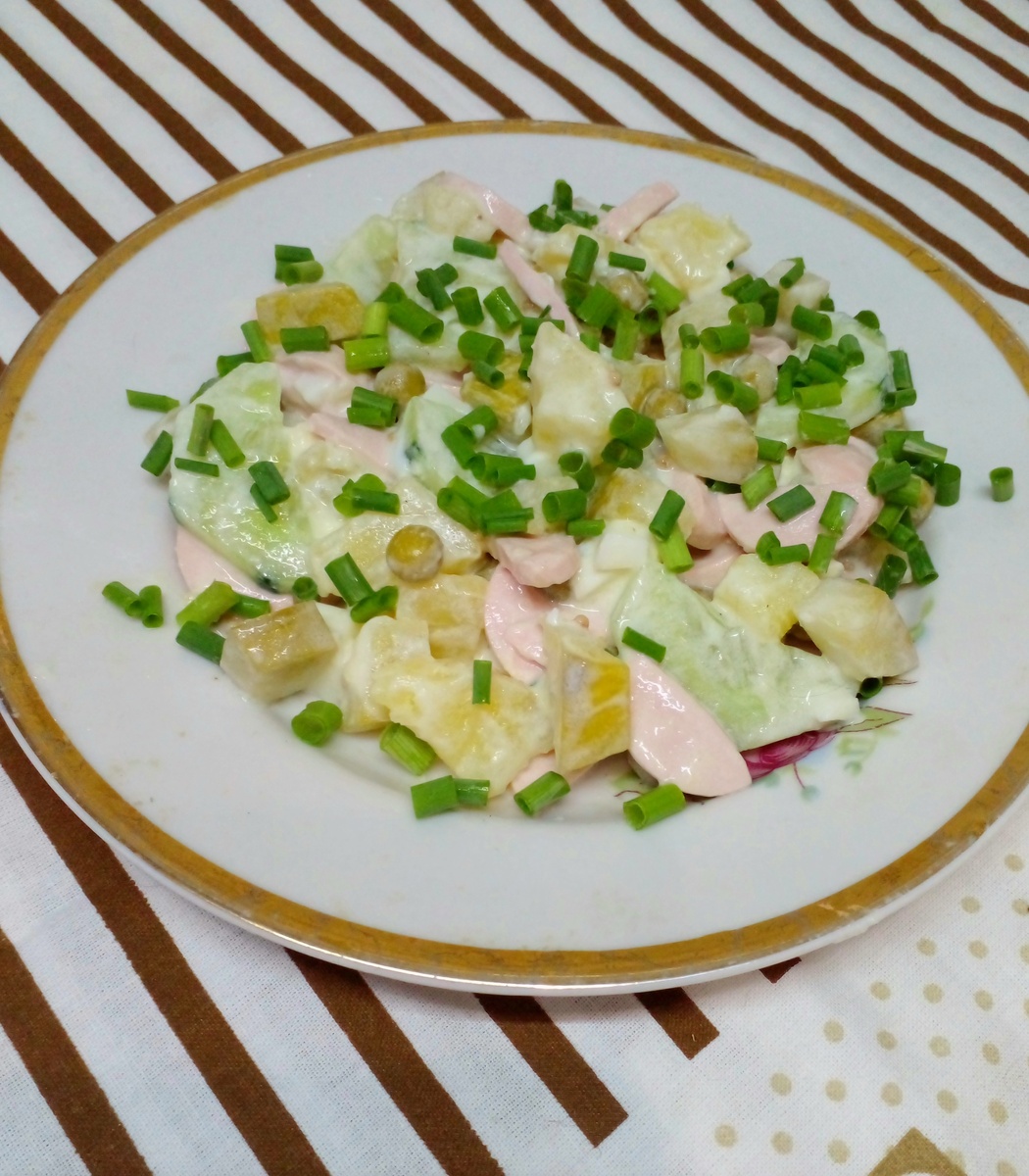 Нежный салат без майонеза: идеальный выбор для обеда