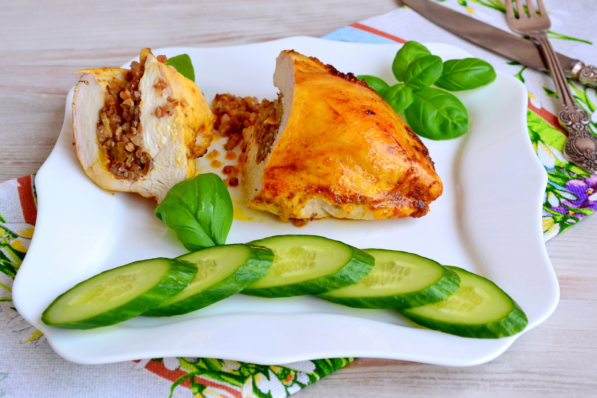 Как сделать гречку звездой на вашем столе: фаршированное куриное филе