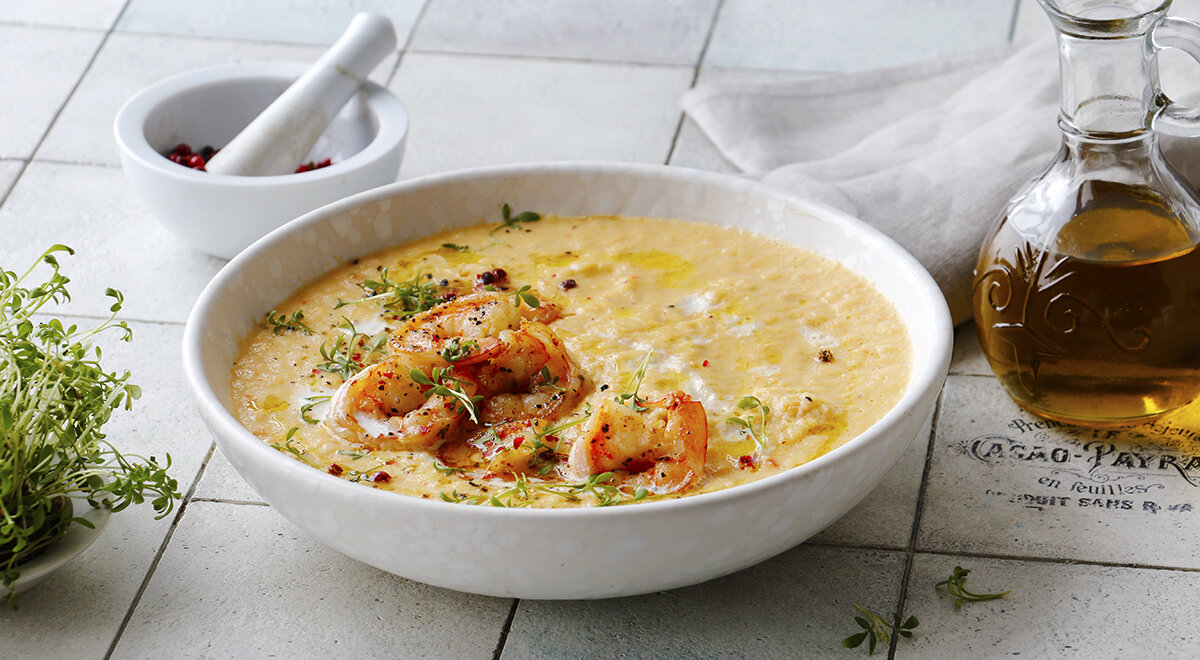 Крем-суп с креветками: вкусный отпуск на вашем столе