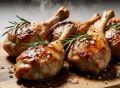 Курица, запечённая в кефире с чесноком — простая домашняя сочность
