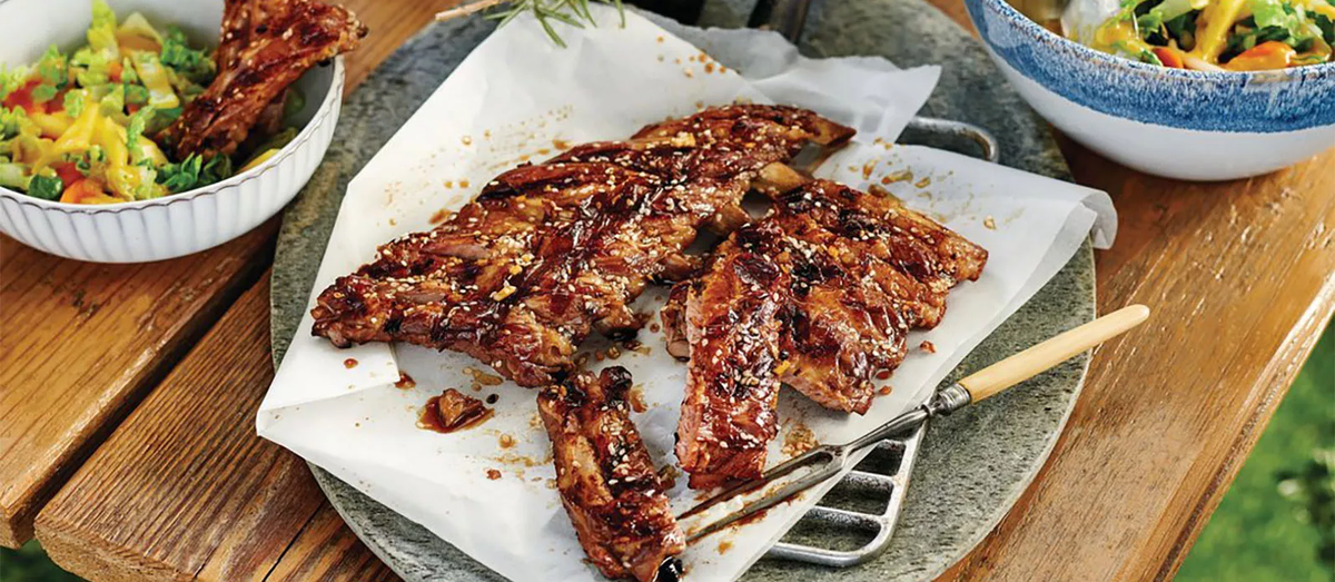 Ребрышки терияки на гриле: восточные вкусы под открытым небом