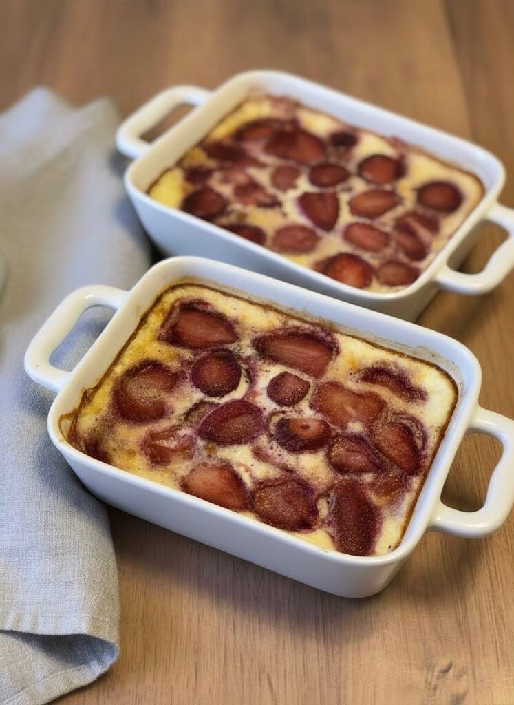 Нежный завтрак для стройной фигуры: запеченная кукурузная каша с клубникой