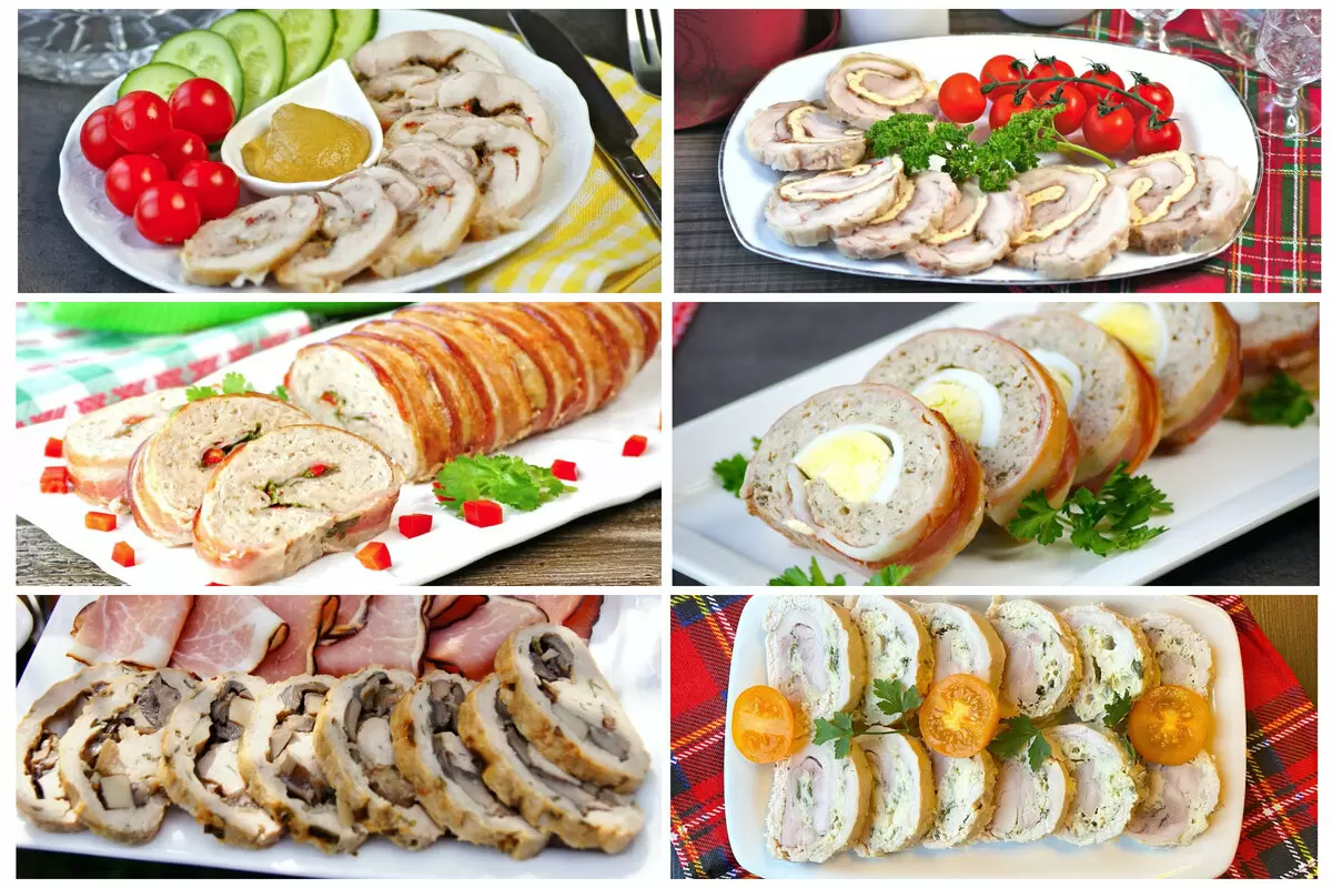 Мясные рулеты для вашего праздничного стола