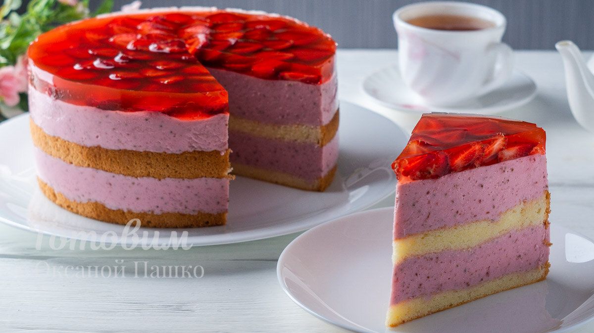 Летний клубничный торт: яркое наслаждение в каждом кусочке
