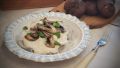 Нежная паста с белым соусом и шампиньонами, которая покорит сердца