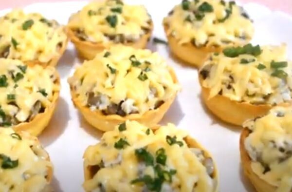 Секреты вкусных тарталеток с курицей и грибами